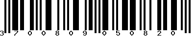 EAN-13 : 3700809050820