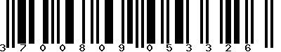 EAN-13 : 3700809053326