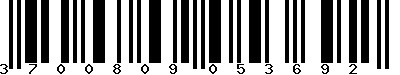 EAN-13 : 3700809053692