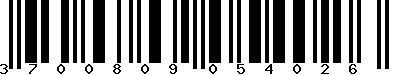 EAN-13 : 3700809054026