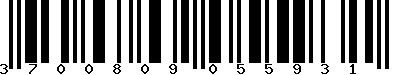 EAN-13 : 3700809055931