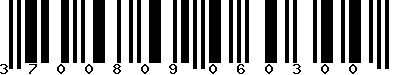 EAN-13 : 3700809060300