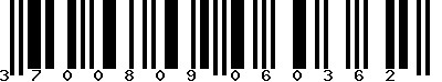 EAN-13 : 3700809060362