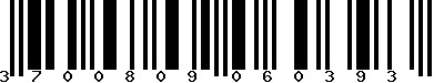 EAN-13 : 3700809060393