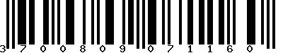 EAN-13 : 3700809071160