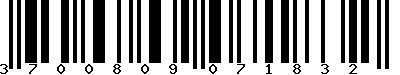 EAN-13 : 3700809071832