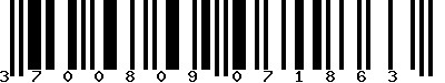 EAN-13 : 3700809071863
