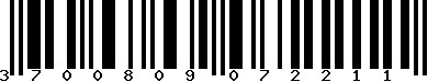 EAN-13 : 3700809072211