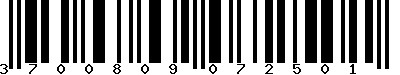 EAN-13 : 3700809072501