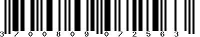 EAN-13 : 3700809072563