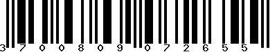 EAN-13 : 3700809072655