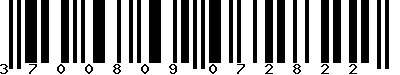 EAN-13 : 3700809072822