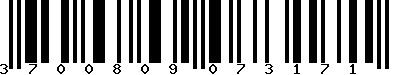 EAN-13 : 3700809073171