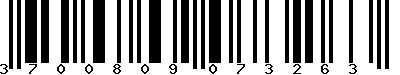 EAN-13 : 3700809073263