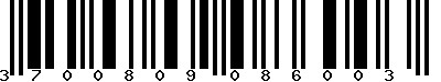 EAN-13 : 3700809086003