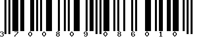 EAN-13 : 3700809086010