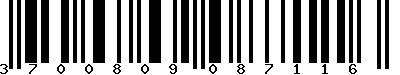 EAN-13 : 3700809087116