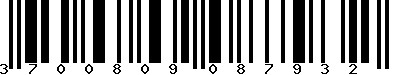 EAN-13 : 3700809087932