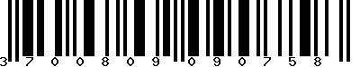 EAN-13 : 3700809090758