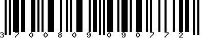 EAN-13 : 3700809090772