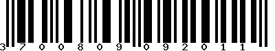 EAN-13 : 3700809092011