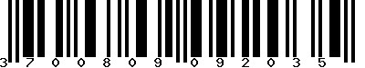 EAN-13 : 3700809092035