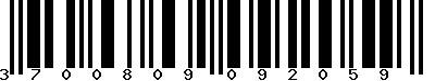 EAN-13 : 3700809092059