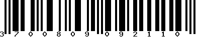 EAN-13 : 3700809092110