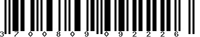 EAN-13 : 3700809092226