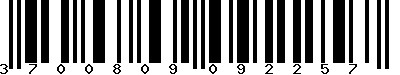 EAN-13 : 3700809092257