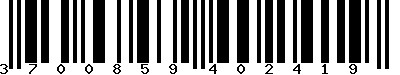 EAN-13 : 3700859402419