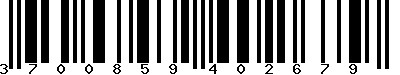 EAN-13 : 3700859402679