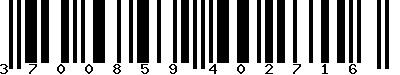 EAN-13 : 3700859402716