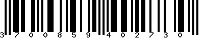 EAN-13 : 3700859402730