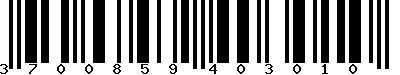 EAN-13 : 3700859403010