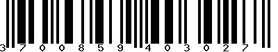 EAN-13 : 3700859403027
