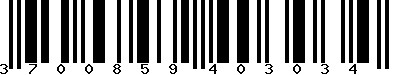 EAN-13 : 3700859403034
