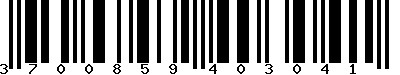EAN-13 : 3700859403041