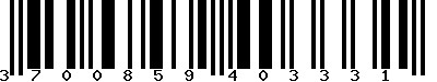 EAN-13 : 3700859403331
