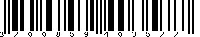 EAN-13 : 3700859403577