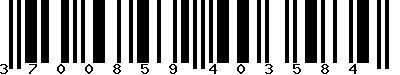 EAN-13 : 3700859403584