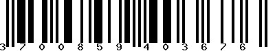 EAN-13 : 3700859403676