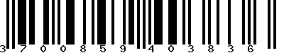 EAN-13 : 3700859403836