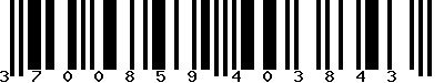 EAN-13 : 3700859403843