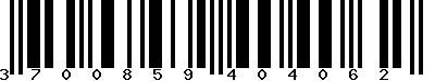 EAN-13 : 3700859404062