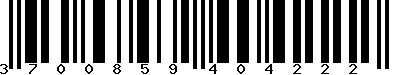 EAN-13 : 3700859404222