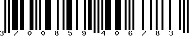 EAN-13 : 3700859406783