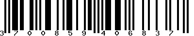 EAN-13 : 3700859406837