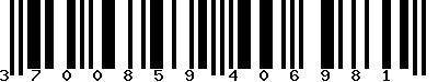 EAN-13 : 3700859406981
