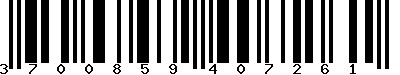 EAN-13 : 3700859407261